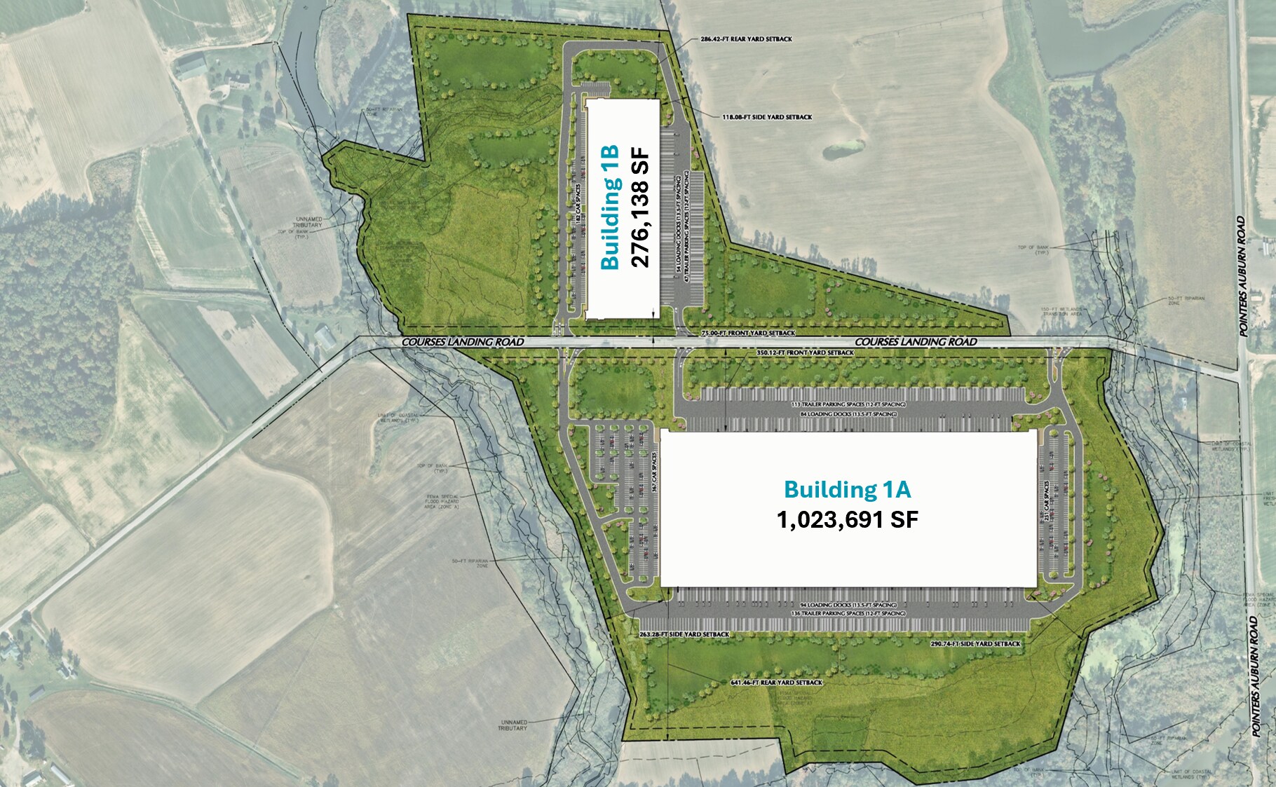 1140-1147 Courses Landing Rd, Carneys Point, NJ à vendre Photo principale– Image 1 sur 6