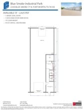 2402-2404 Blue Smoke Ct, Fort Worth, TX à louer Plan d’étage– Image 1 sur 1
