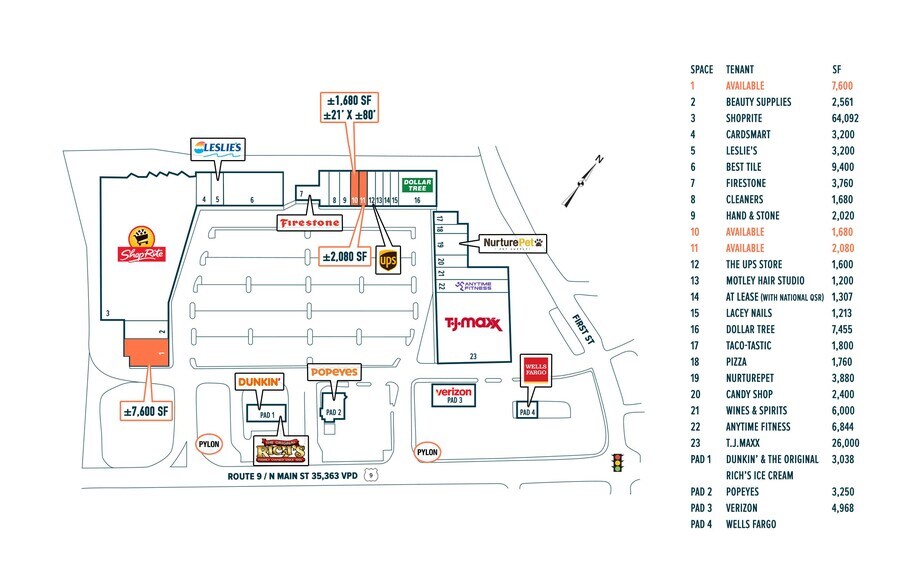 344 US Highway 9, Lanoka Harbor, NJ à louer - Plan de site – Image 3 sur 4