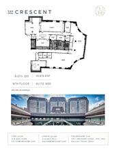 100 Crescent Ct, Dallas, TX à louer Plan d’étage– Image 1 sur 4