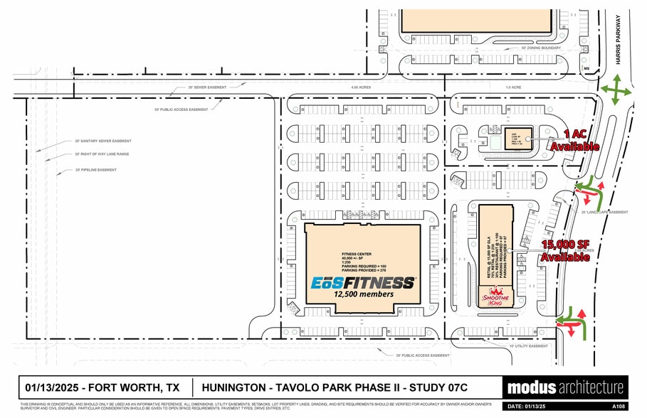 SWC Altamesa Rd, Fort Worth, TX à vendre - Plan de site – Image 2 sur 3