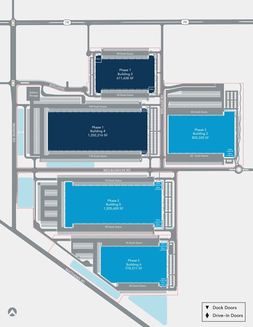 SEC Hwy 74 AND Menifee Rd, Menifee, CA à louer Plan de site– Image 1 sur 2