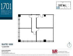 1701 E Woodfield Rd, Schaumburg, IL à louer Plan d’étage– Image 1 sur 1