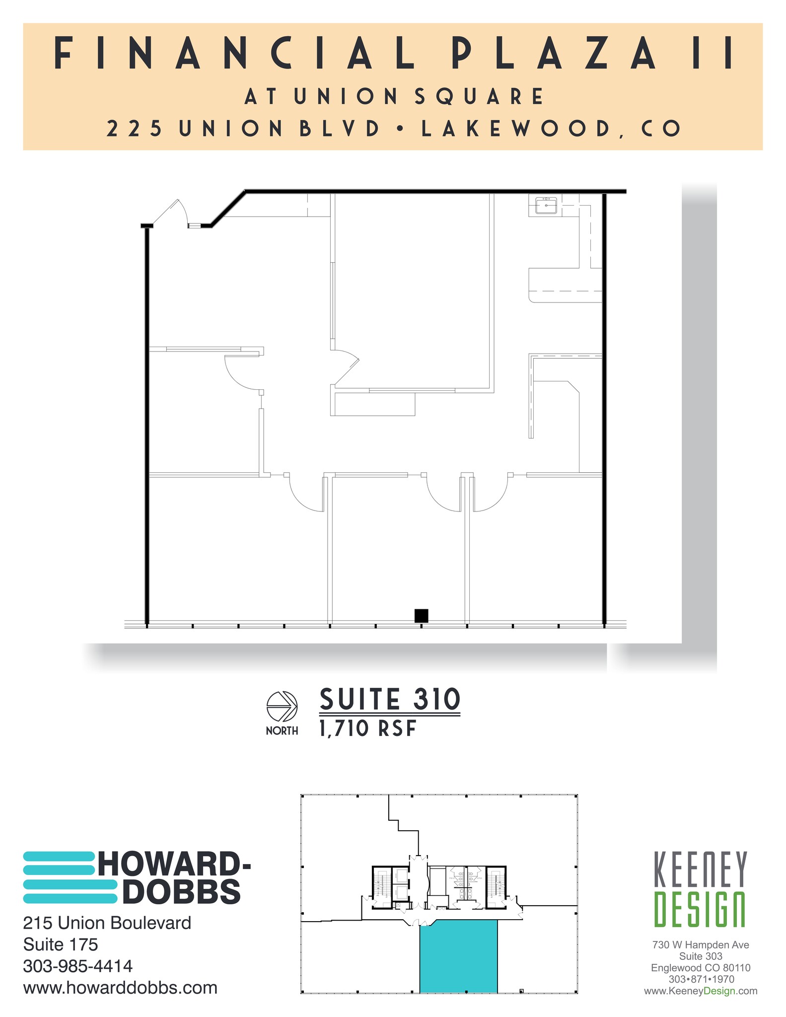 225 Union Blvd, Lakewood, CO à louer Plan de site– Image 1 sur 1