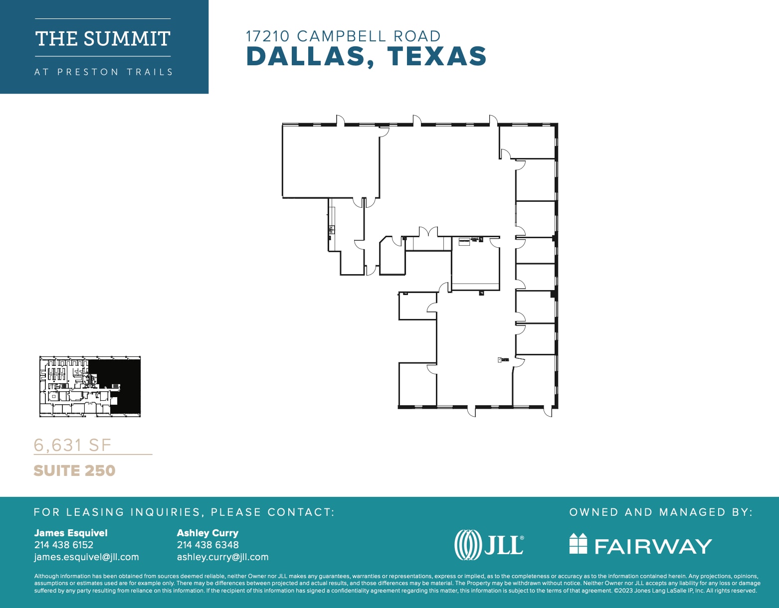17101 Preston Rd, Dallas, TX à louer Plan d’étage– Image 1 sur 1
