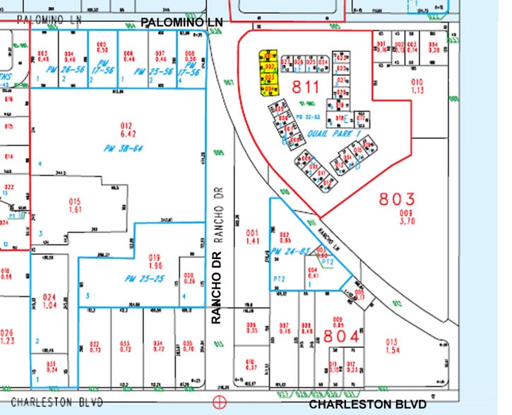 801 S Rancho Dr, Las Vegas, NV à louer - Plan cadastral – Image 2 sur 21