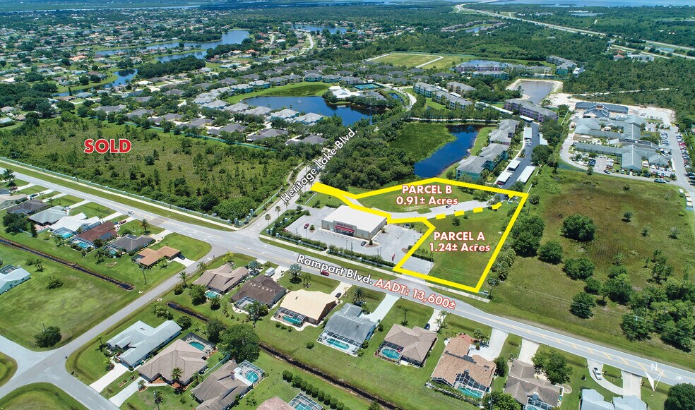 25335 Rampart Blvd, Punta Gorda, FL à vendre - Aérien – Image 3 sur 4