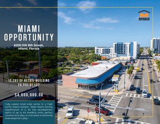 Plus de détails pour 6200-6218 SW 8th St, West Miami, FL - Local commercial à vendre