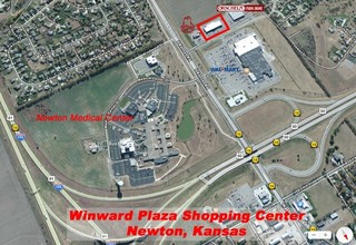 401-417 Windward Dr, Newton, KS - VUE AÉRIENNE  vue de carte