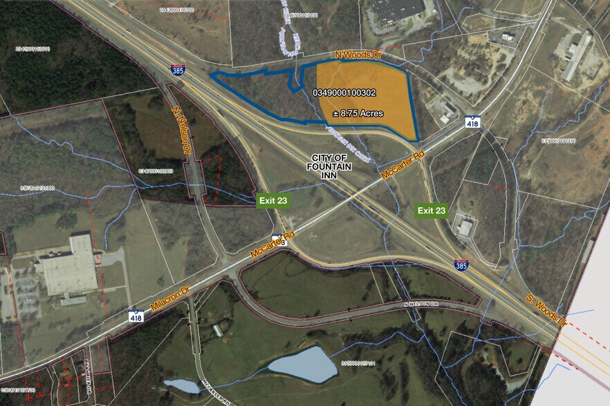 N Woods Dr, Fountain Inn, SC à vendre - Photo de l’immeuble – Image 1 sur 1