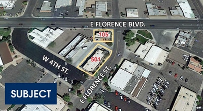 501 N Florence St, Casa Grande, AZ - Vue aérienne vue de carte