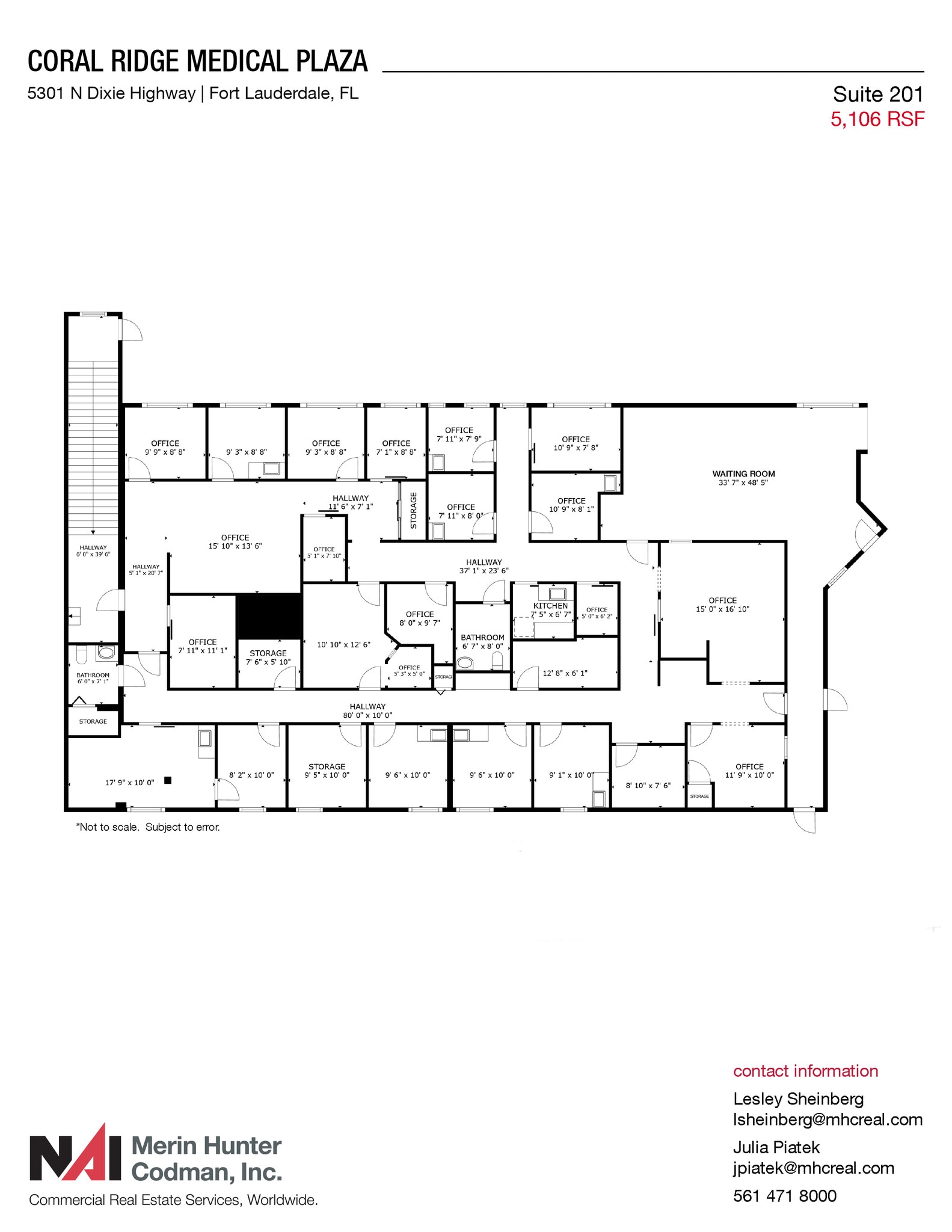 5301 N Dixie Hwy, Fort Lauderdale, FL à louer Plan d’étage– Image 1 sur 1