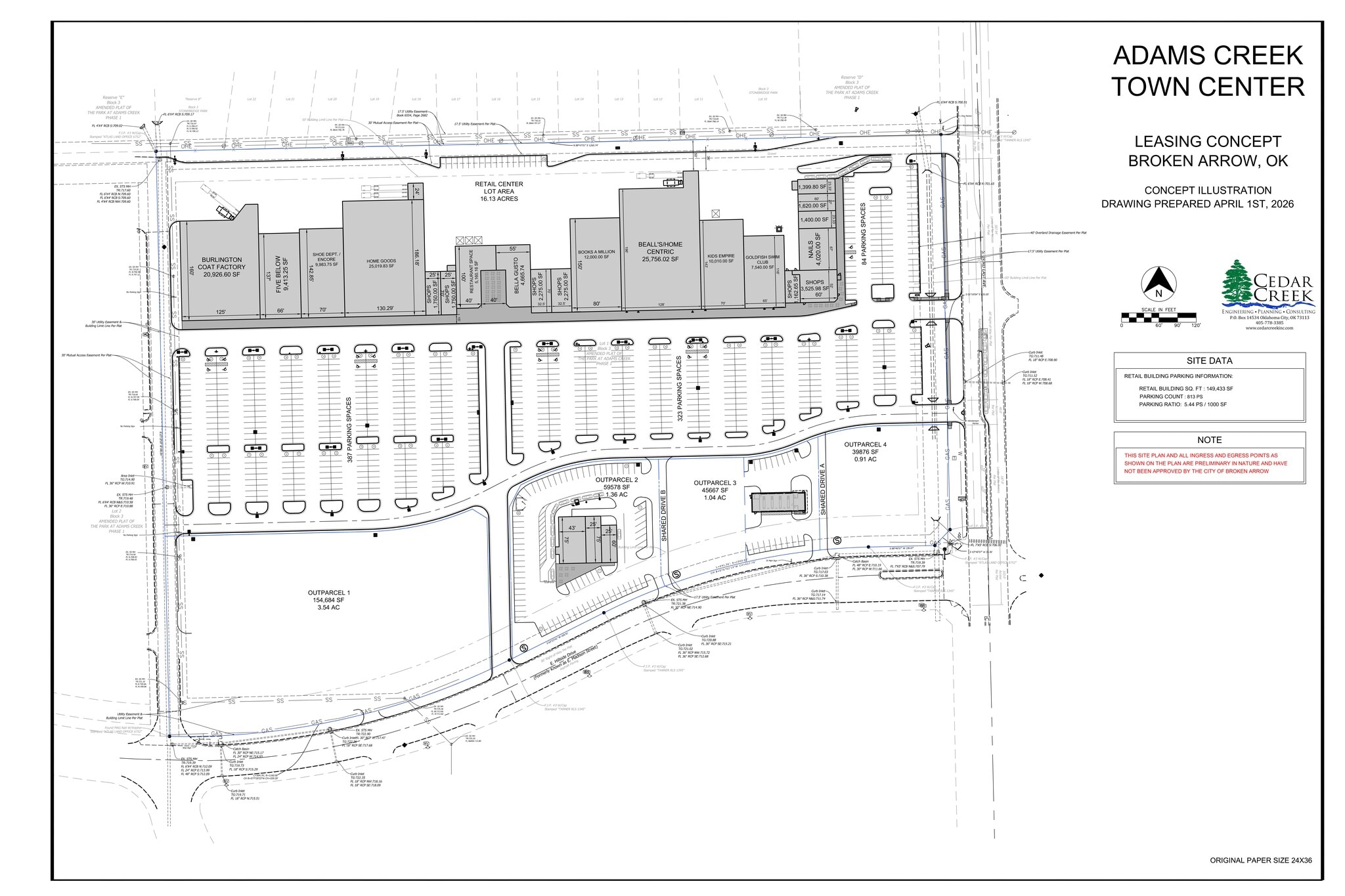 2300 E Hillside Dr, Broken Arrow, OK à louer Plan de site– Image 1 sur 1