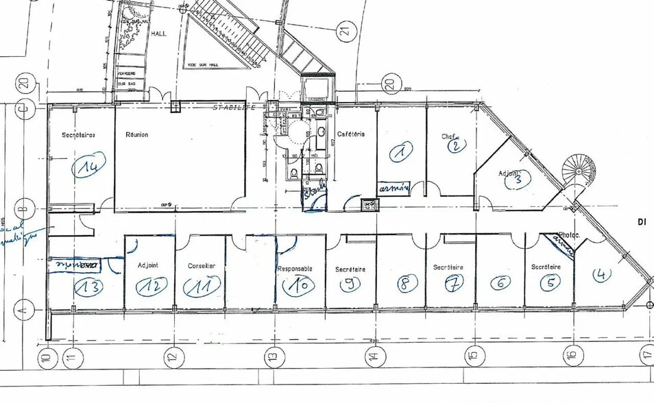 Bureau dans Aubière à louer - Plan d’étage – Image 3 sur 3