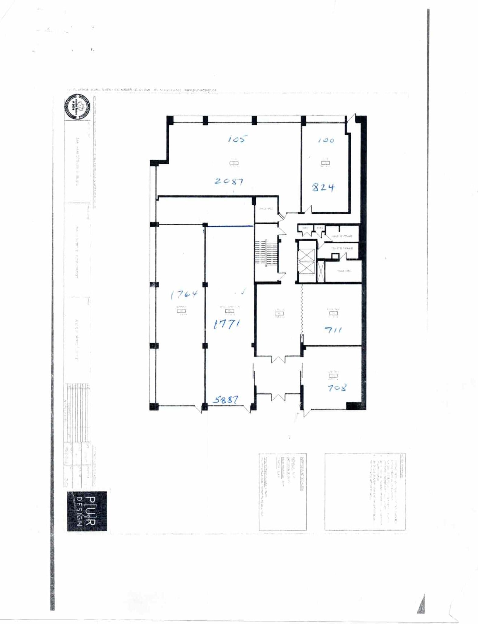 5881-5889 Ch de la Côte-des-Neiges, Montréal, QC à louer Plan de site– Image 1 sur 1