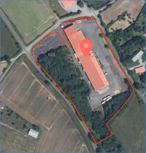 17 Chemin Des Pierres, Bourneau, VEN - VUE AÉRIENNE vue de carte