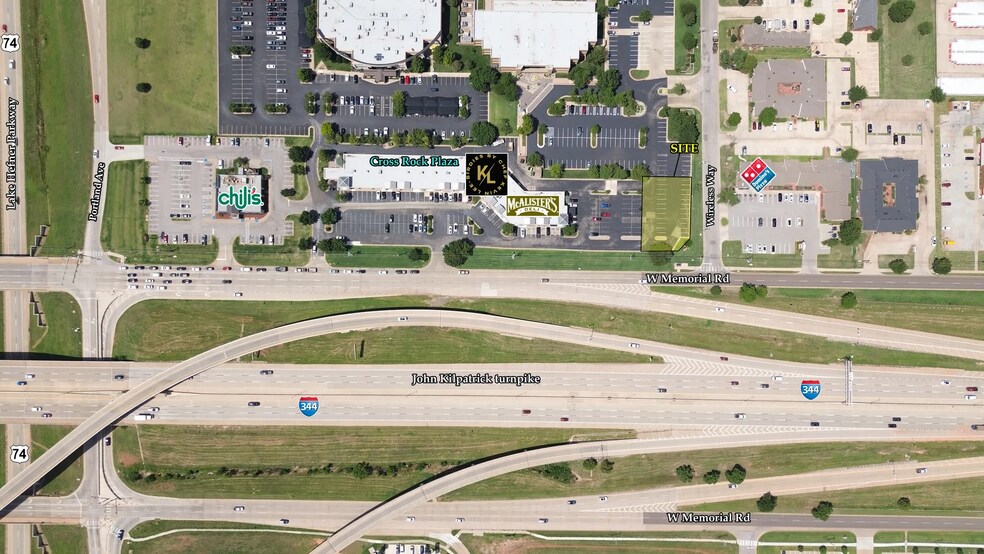 W Memorial Rd & Lake Hefner Pkwy, Oklahoma City, OK à louer - Aérien – Image 2 sur 3