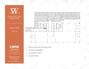 425 N Martingale Rd, Schaumburg, IL à louer Plan d’étage– Image 2 sur 3