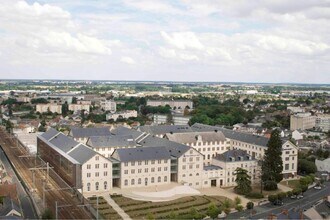 Chateauroux - Vue aérienne vue de carte