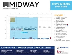 Germann & Hamilton St, Chandler, AZ à louer Plan de site– Image 1 sur 2