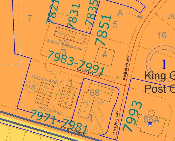 7959-7969 Kings Hwy, King George, VA à louer - Plan cadastral – Image 2 sur 25