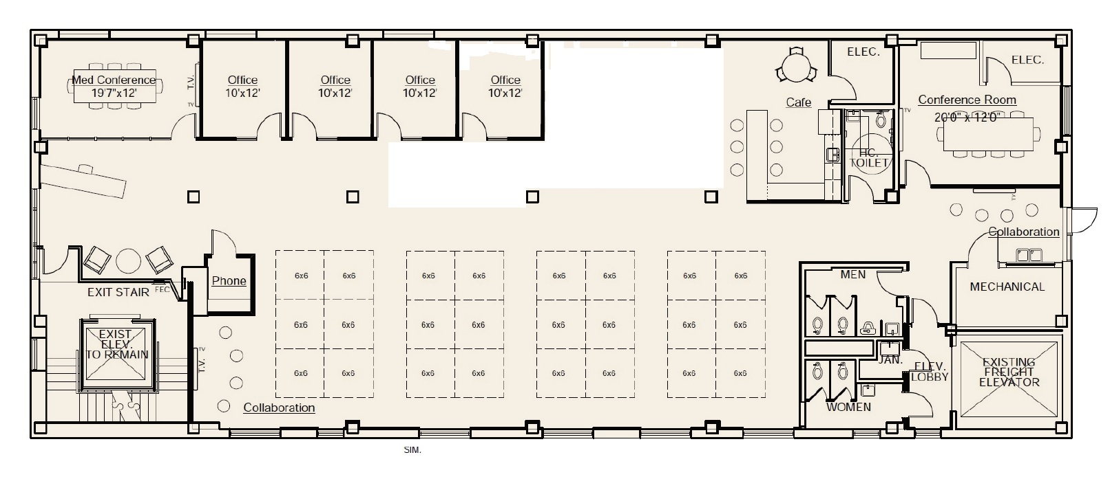 209 W 9th St, Austin, TX à louer Plan d’étage– Image 1 sur 11