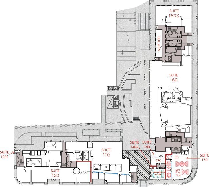 385 E Colorado Blvd, Pasadena, CA à louer Plan d’étage– Image 1 sur 12