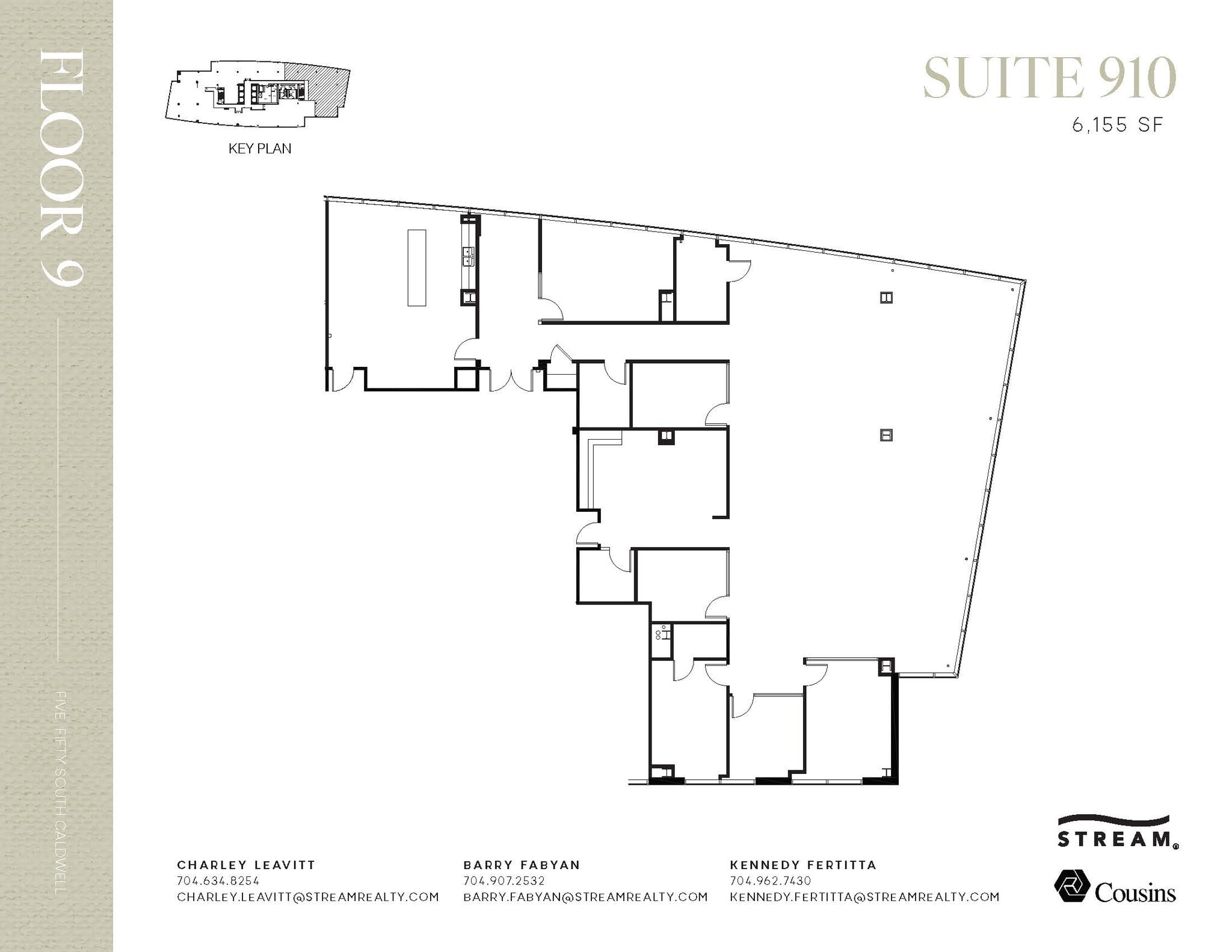550 S Caldwell St, Charlotte, NC à louer Plan d’étage– Image 1 sur 1