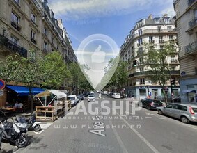 Paris, PAR - Vue aérienne vue de carte