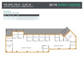 25115 Avenue Stanford, Valencia, CA à louer Plan d’étage– Image 1 sur 3