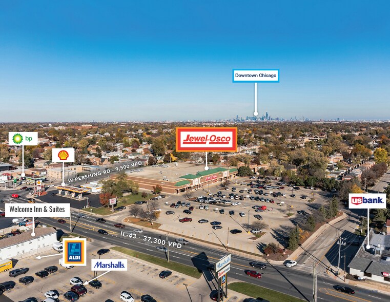 7122 40th St, Berwyn, IL à vendre - Aérien – Image 2 sur 3