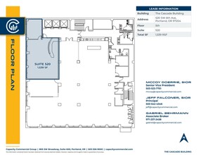 520-538 SW 6th Ave, Portland, OR à louer Plan d’étage– Image 1 sur 1