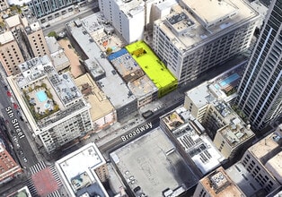 425 S Broadway, Los Angeles, CA - VUE AÉRIENNE  vue de carte