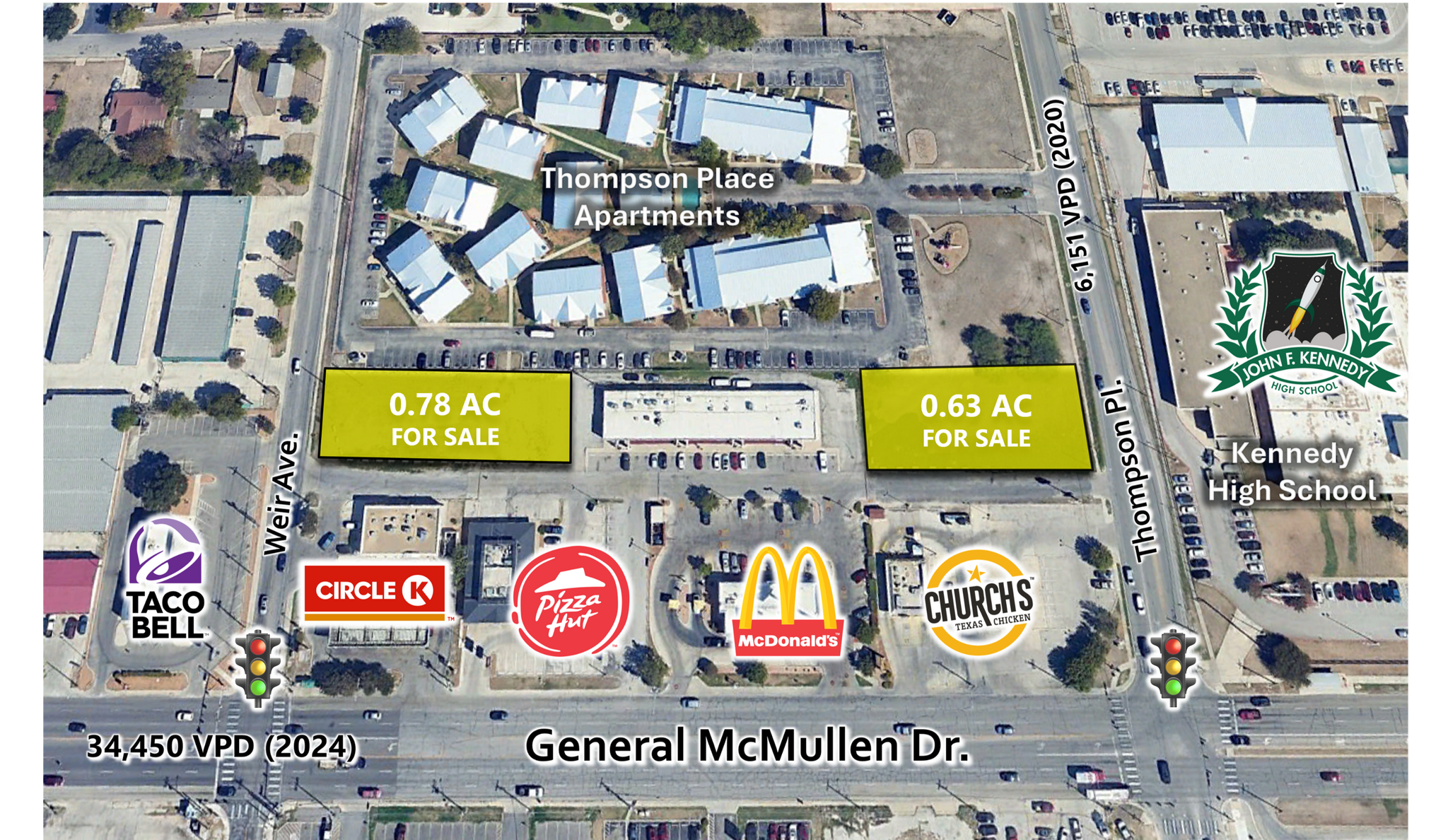 Thompson Pl, San Antonio, TX à vendre Aérien– Image 1 sur 4