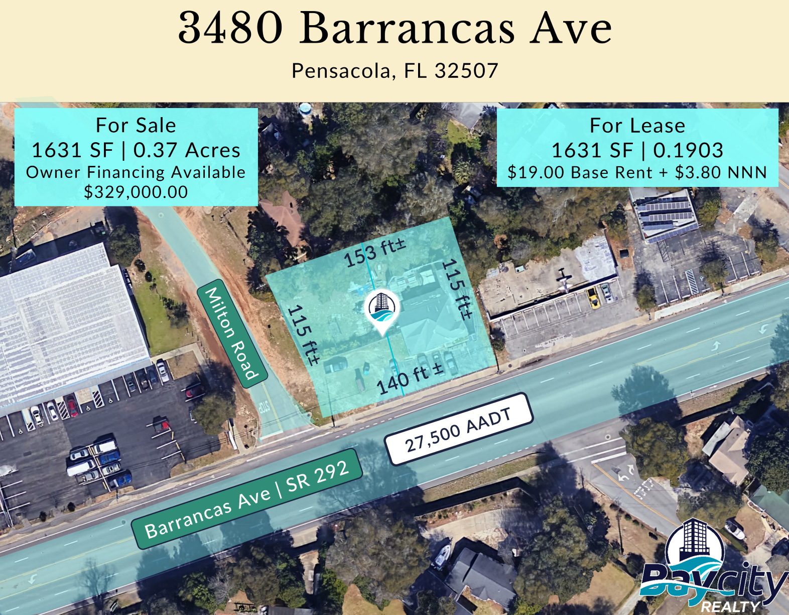 3480 Barrancas Ave, Pensacola, FL à vendre Photo intérieure– Image 1 sur 16
