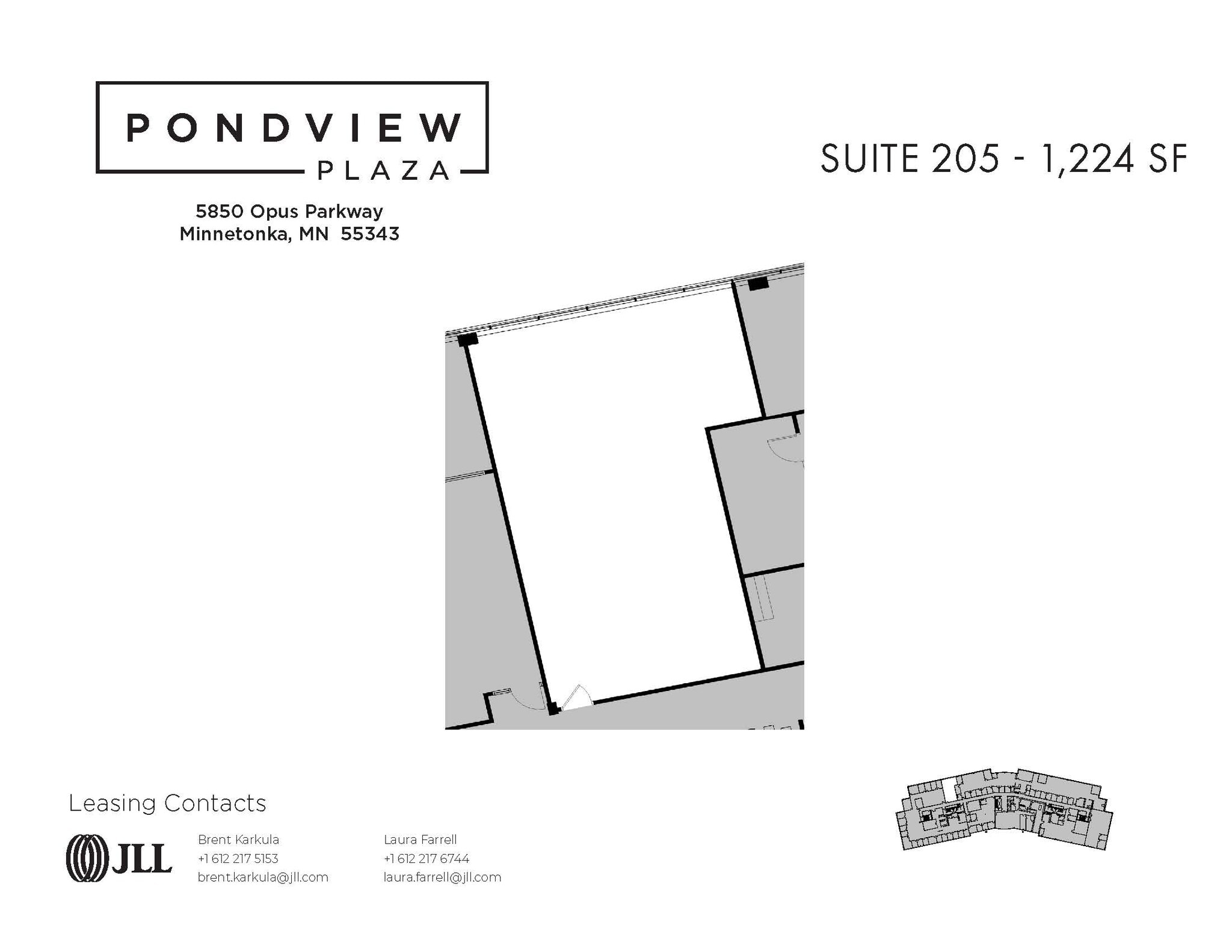 5850 Opus Pky, Minnetonka, MN à louer Plan d’étage– Image 1 sur 1
