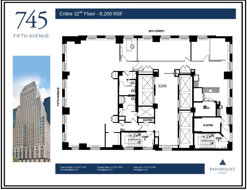 745 Fifth Ave, New York, NY à louer Plan d’étage– Image 1 sur 1