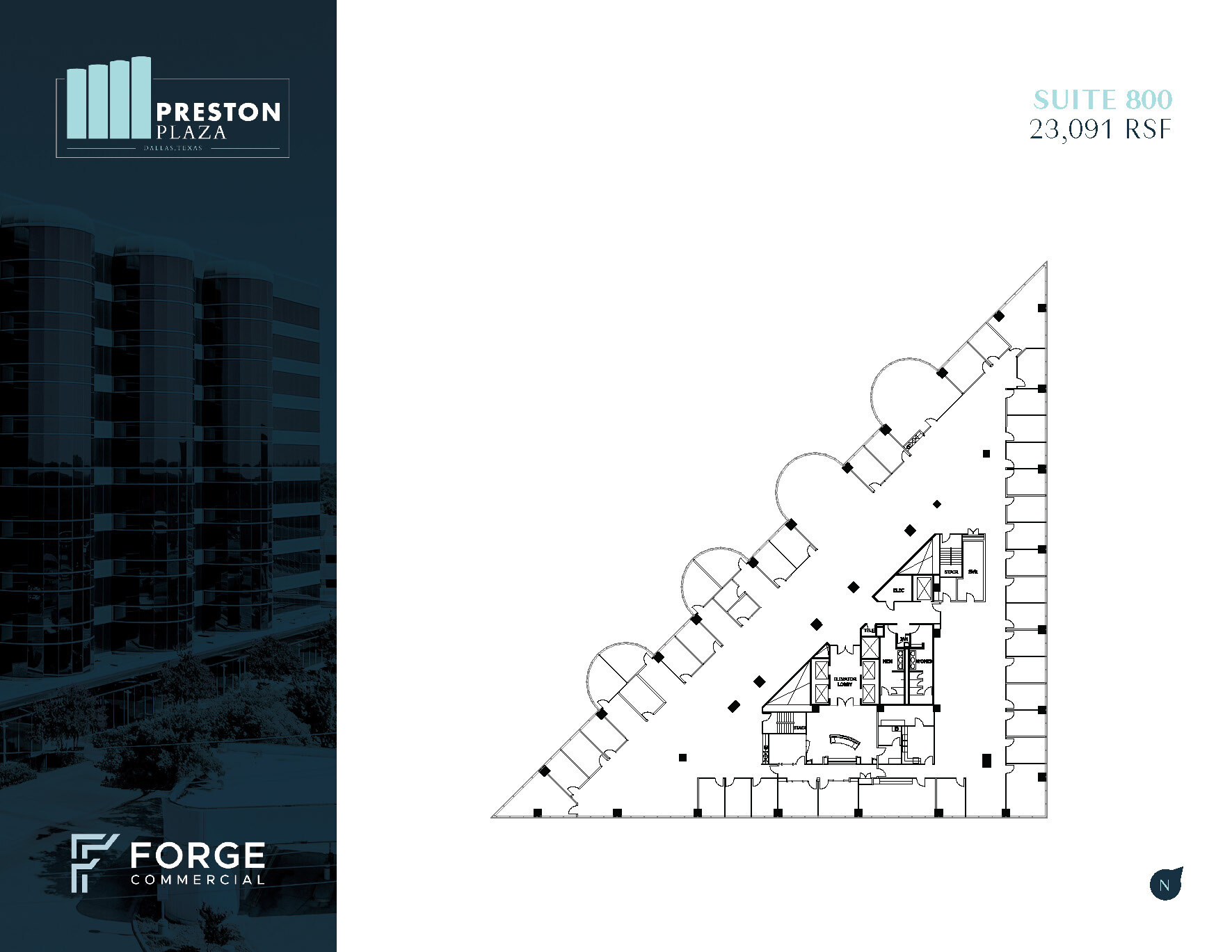 17950 Preston Rd, Dallas, TX à louer Plan d’étage– Image 1 sur 1