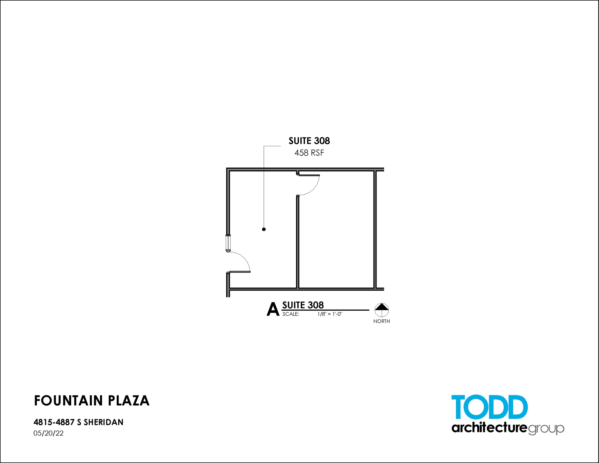 4815-4821 S Sheridan Rd, Tulsa, OK à louer Plan d’étage– Image 1 sur 2