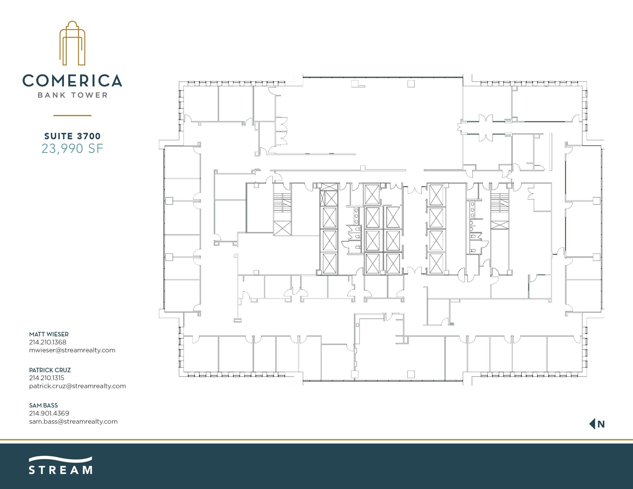 1717 Main St, Dallas, TX à louer Plan d’étage– Image 1 sur 1