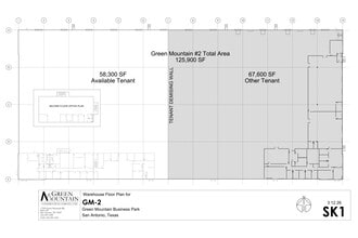 17280 Green Mountain Rd, San Antonio, TX à louer Plan de site– Image 2 sur 7