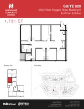 2500 W Higgins Rd, Hoffman Estates, IL à louer Plan d’étage– Image 1 sur 1