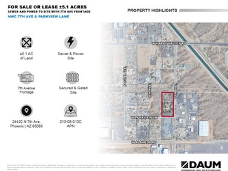 Plus de détails pour 24420 N 7th Ave, Phoenix, AZ - Terrain à louer