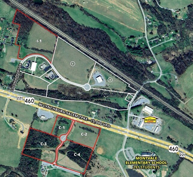 Market Place Dr, Montvale, VA à vendre - Plan de site – Image 1 sur 2