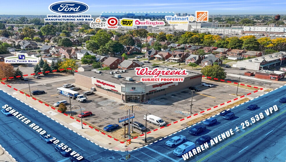 13601 W Warren Ave, Dearborn, MI à vendre - Photo de l’immeuble – Image 2 sur 2