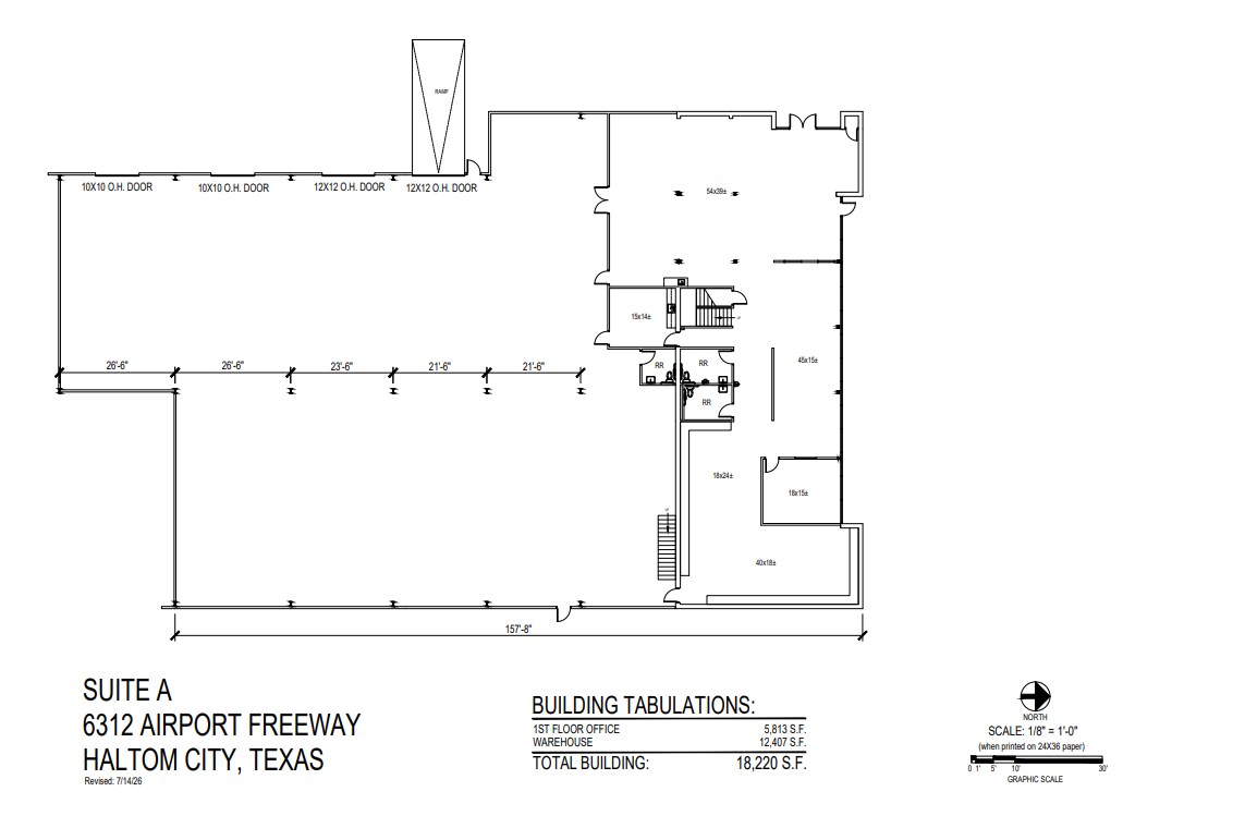 6312 Airport Fwy, Fort Worth, TX à louer Plan d’étage– Image 1 sur 1