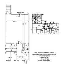 20464 Chartwell Center Dr, Cornelius, NC à louer Plan d’étage– Image 1 sur 1