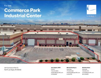 Plus de détails pour 221 Commerce Park Ct, North Las Vegas, NV - Industriel/Logistique à vendre