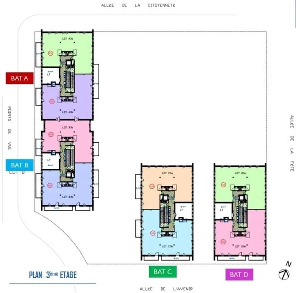 Bureau dans Lieusaint à louer - Plan de site – Image 3 sur 8