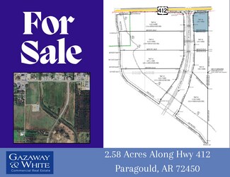 Plus de détails pour US 412 Bypass, Paragould, AR - Terrain à vendre